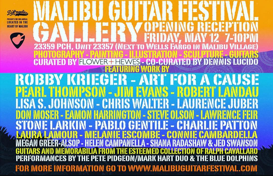 Malibu Guitar Festival 2017 flyer